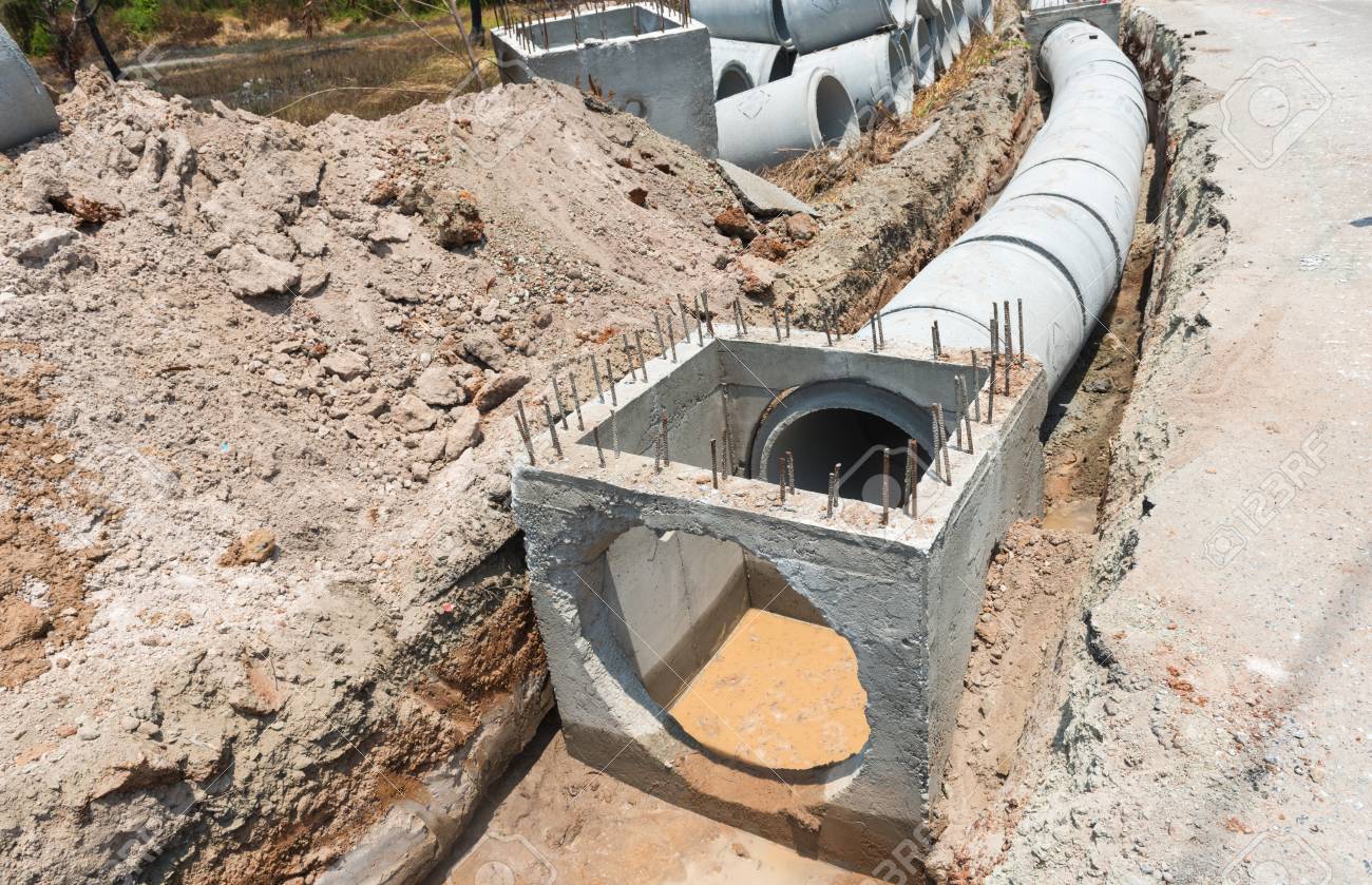 Precast Concrete Junction install Spring Texas